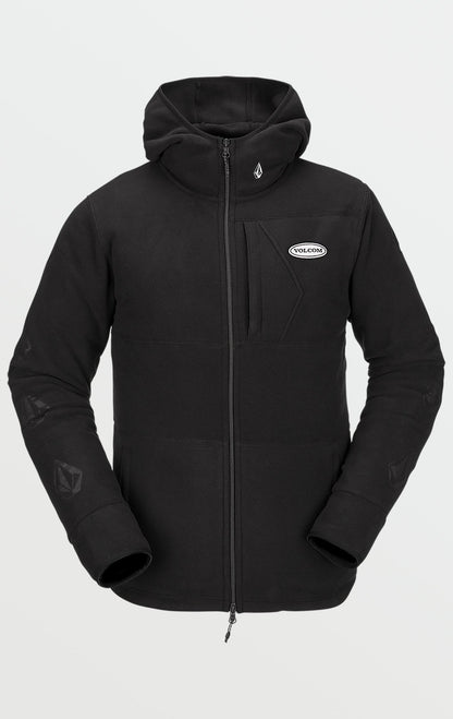Polartec Fleece Sweatshirt - BLACK