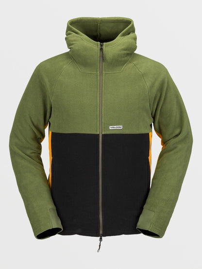 Polar Full Zip Hoodie - MILITARY