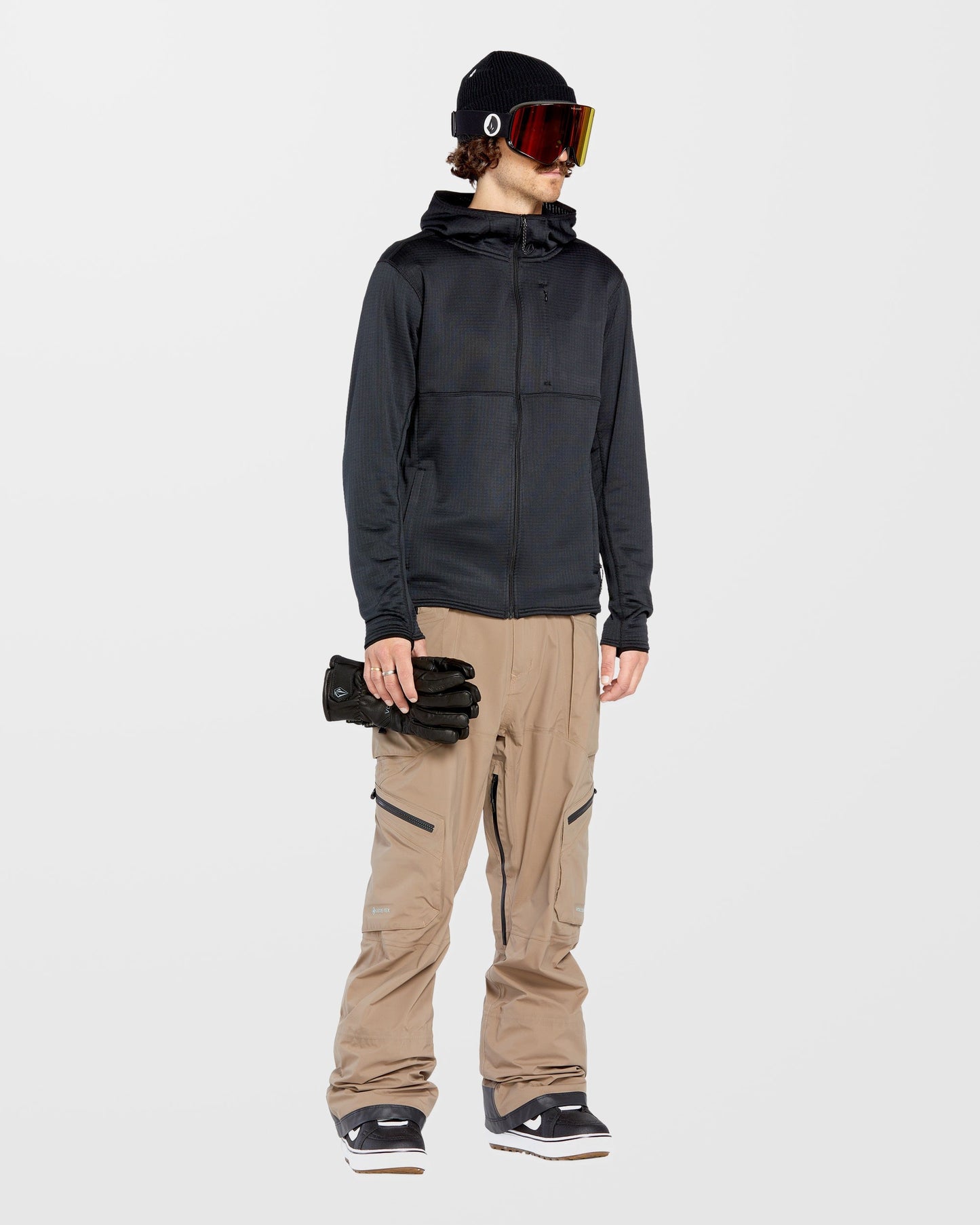 Gridlock Full Zip Hoodie - Schwarz