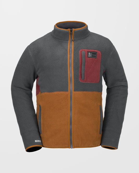 Fleecer Full Zip Jacket - Charcoal