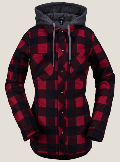 Circle Flanelljacke - Rot