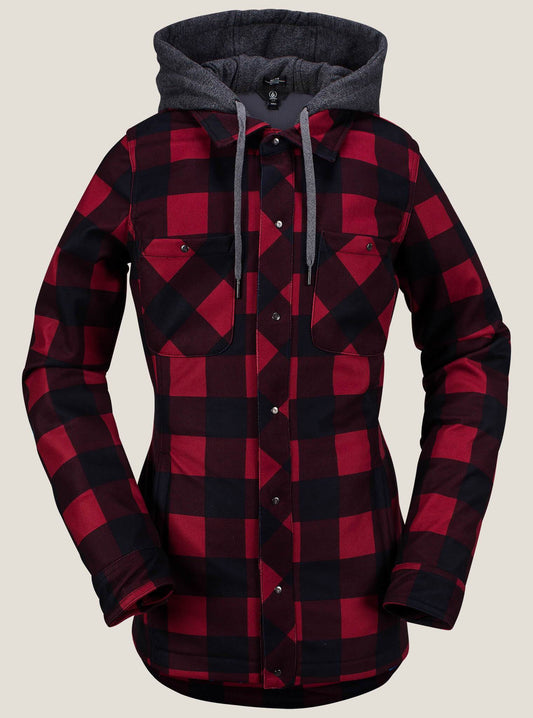 Circle Flanelljacke - Rot