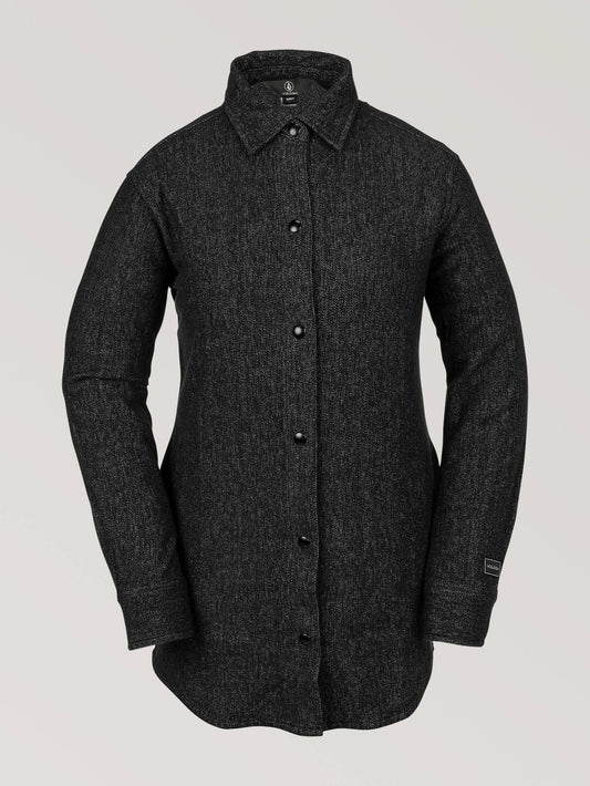 Jenny Flanell-Schneejacke – HEATHER BLACK