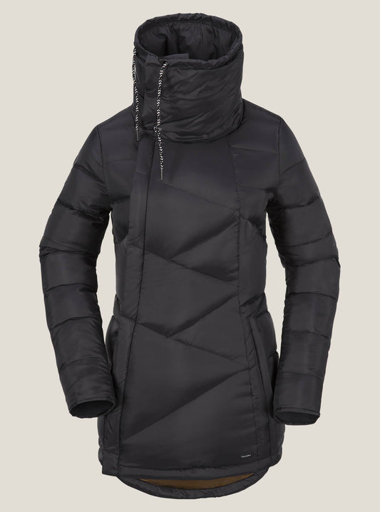Daunenjacke Structure - Schwarz