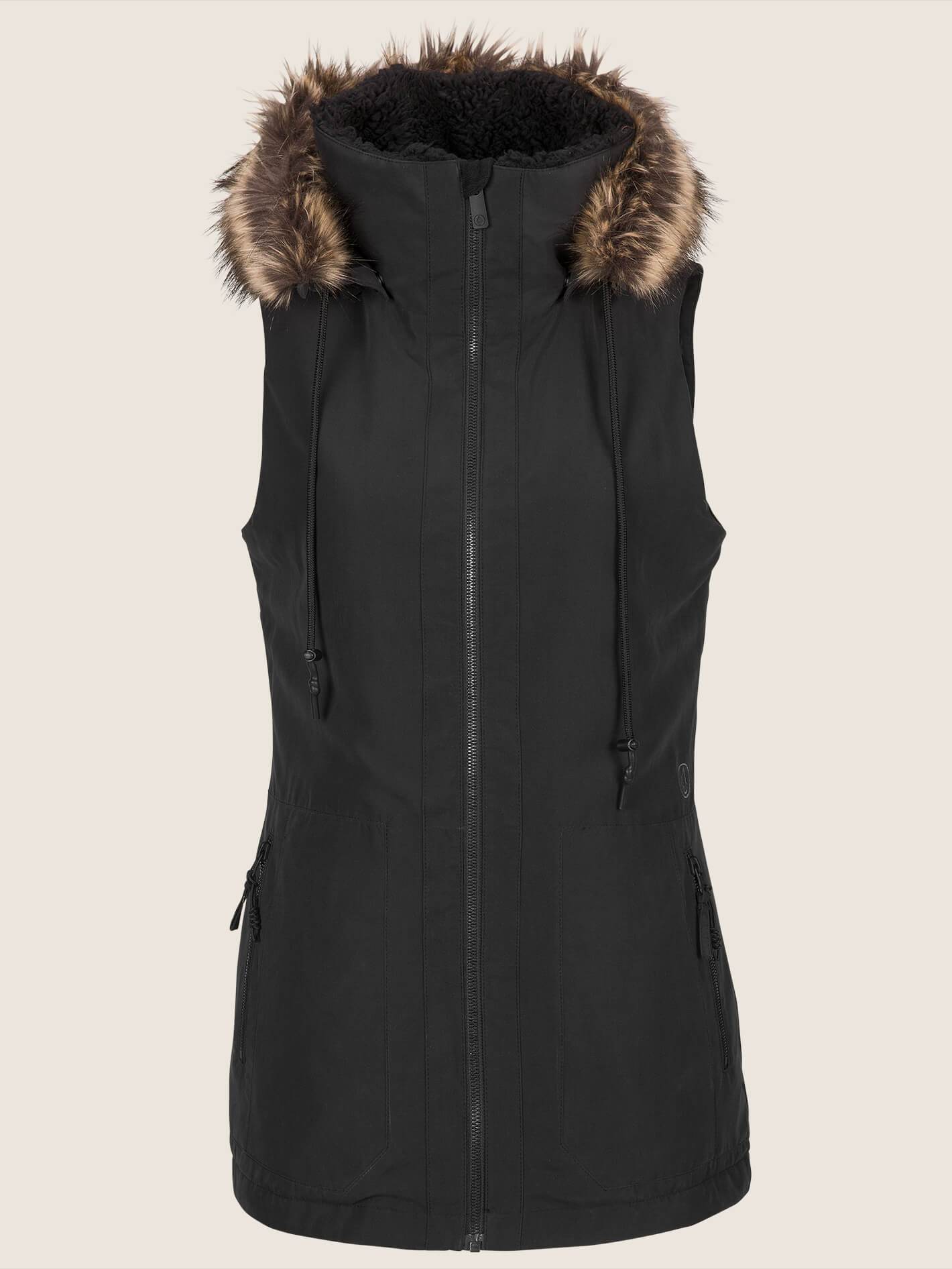 Longhorn Ins Vest Snow Jacket - Black