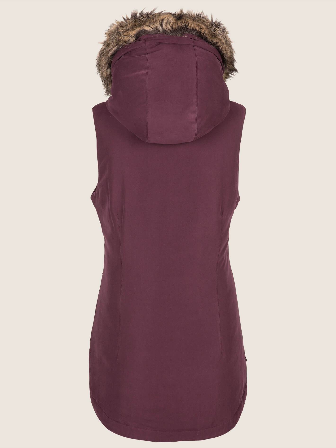 Longhorn Ins Vest Snow Jacket - Merlot