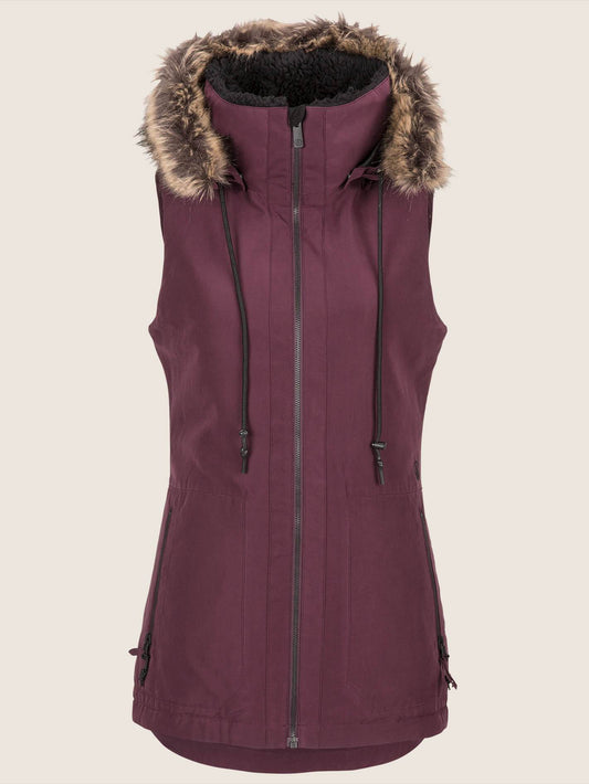 Longhorn Ins Vest Schneejacke - Merlot