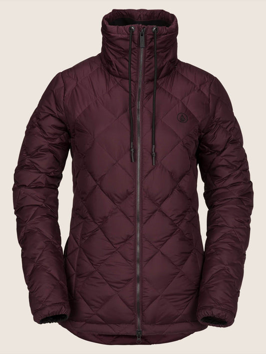 Skies Down Puff Schneejacke - Merlot
