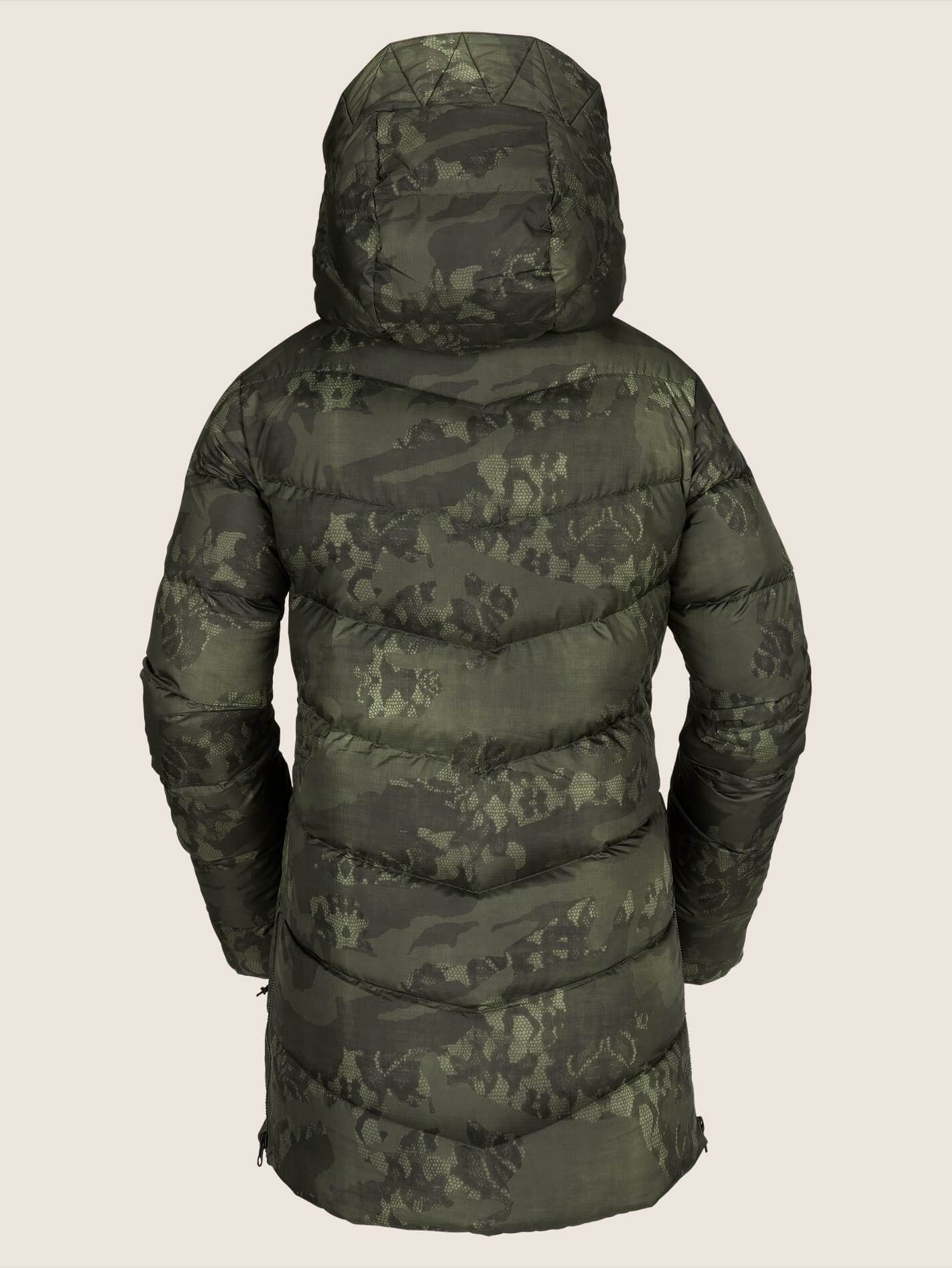 Structure Daunen-Schneejacke – Camouflage