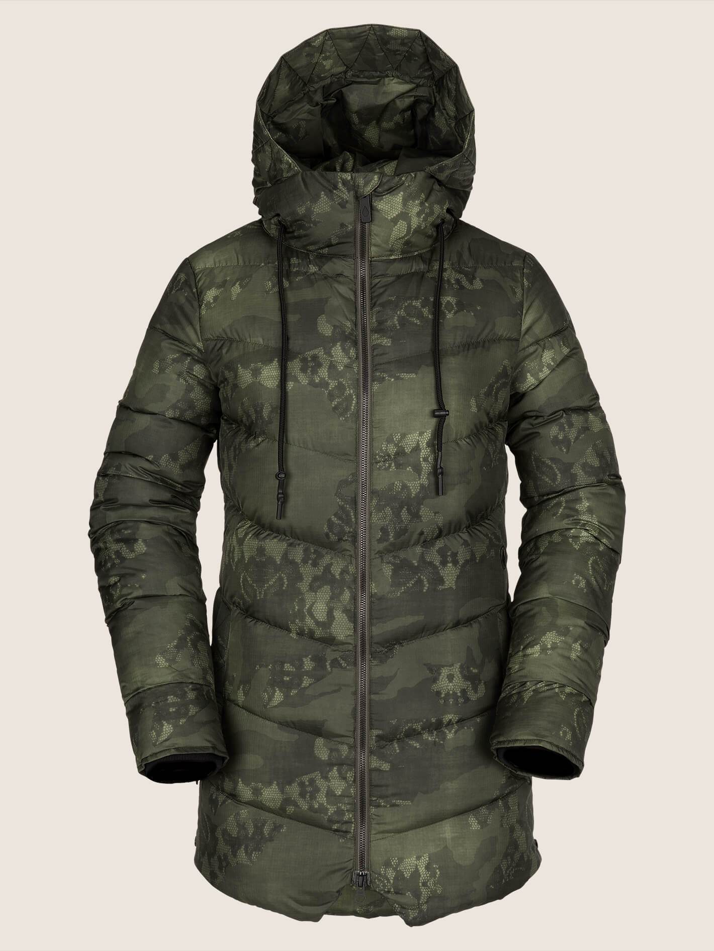 Structure Daunen-Schneejacke – Camouflage