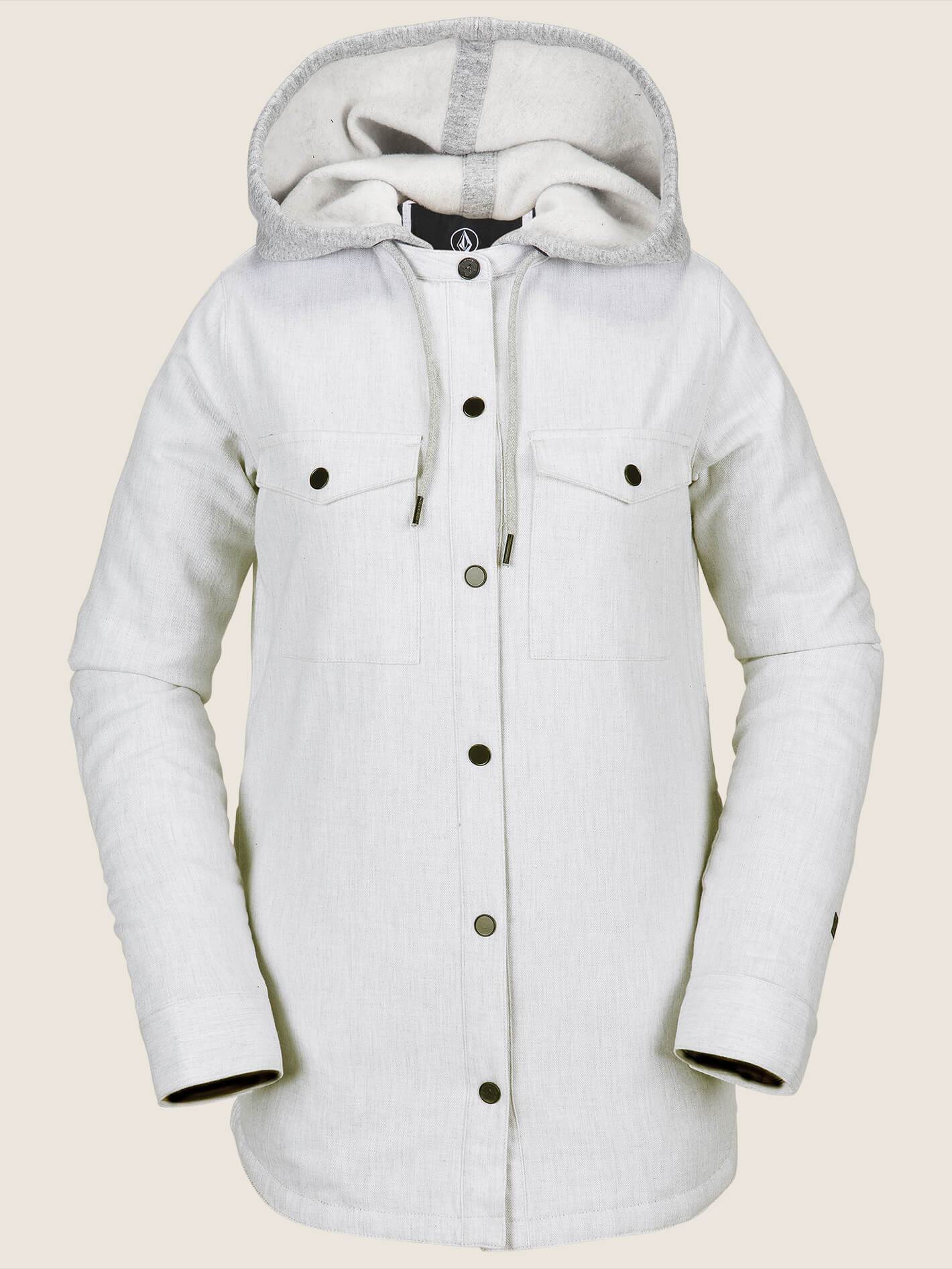 Veste de snow Hooded Flannel  - Bone