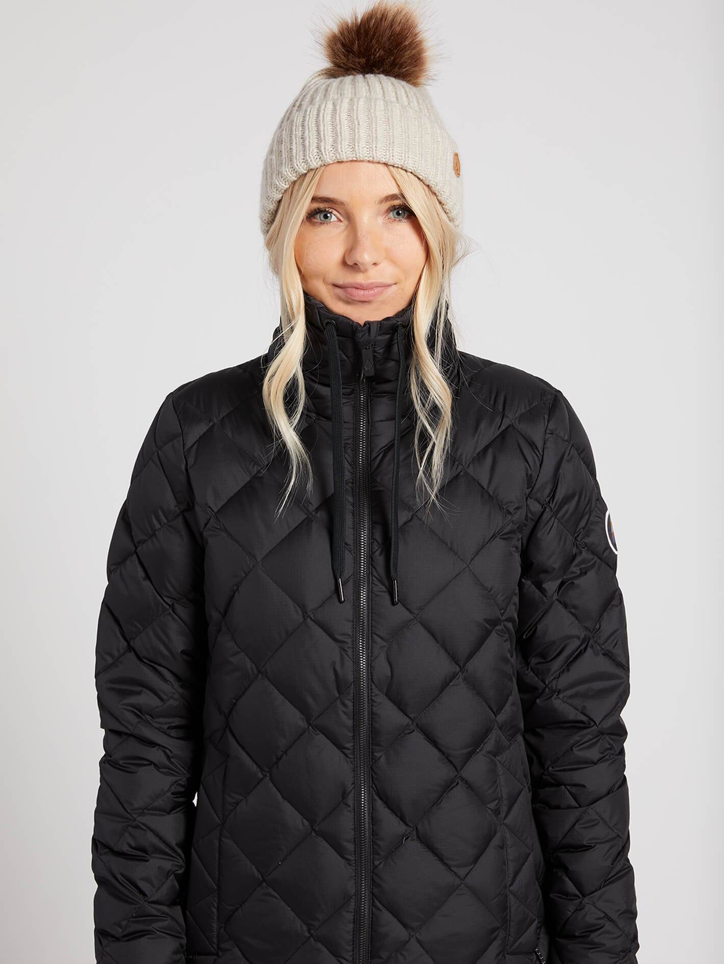 Skies Down Insulator Schneejacke – SCHWARZER BLUMENDRUCK