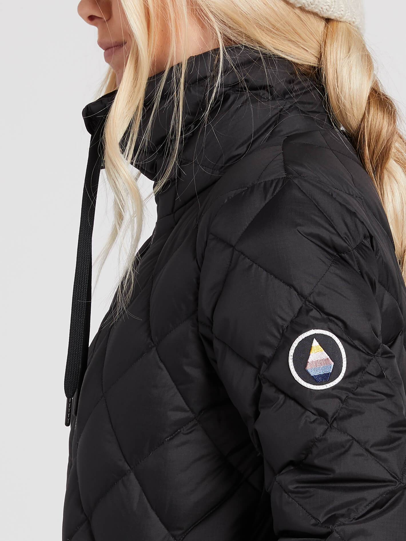 Skies Down Insulator Schneejacke – SCHWARZER BLUMENDRUCK