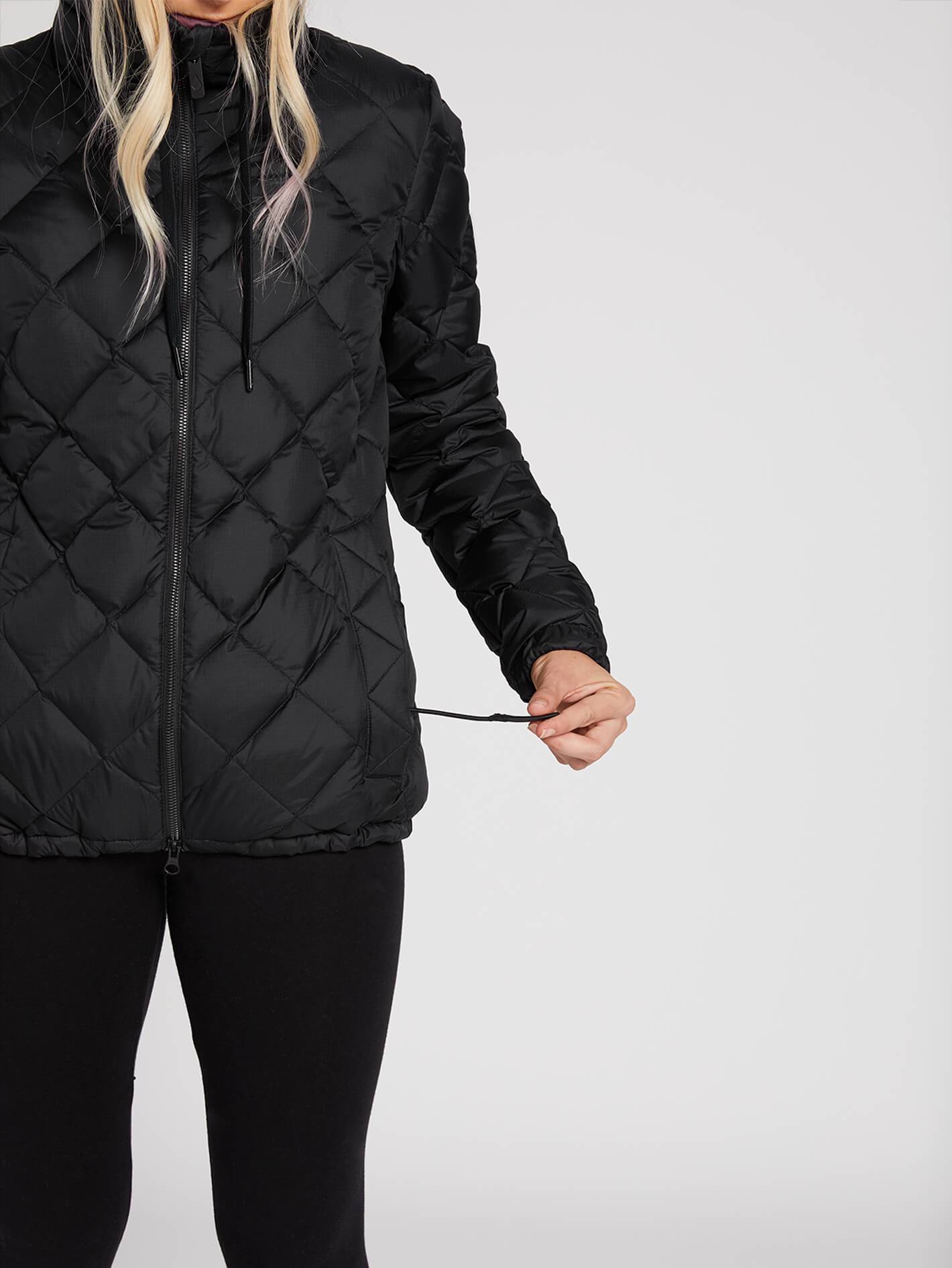 Skies Down Insulator Schneejacke – SCHWARZER BLUMENDRUCK