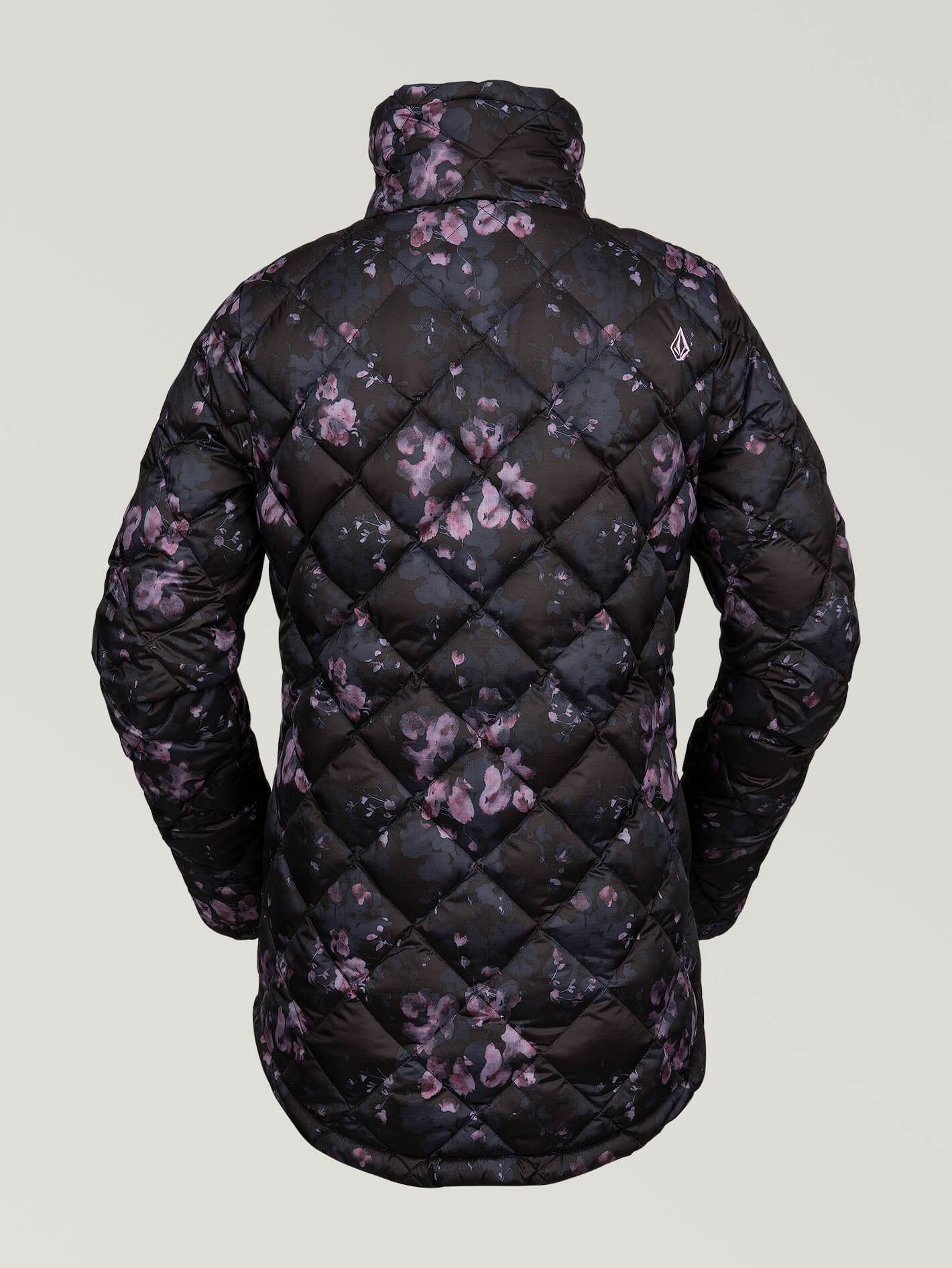 Skies Down Insulator Schneejacke – SCHWARZER BLUMENDRUCK