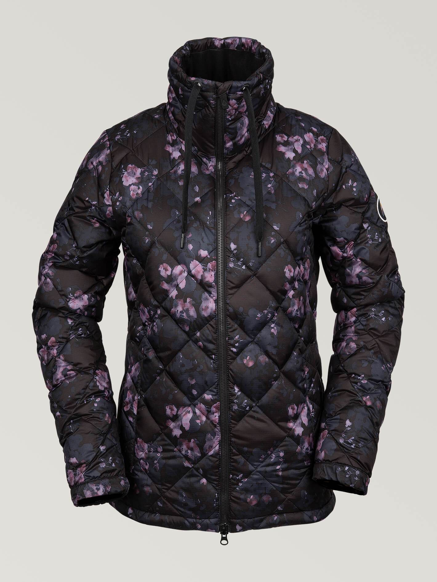 Skies Down Insulator Schneejacke – SCHWARZER BLUMENDRUCK