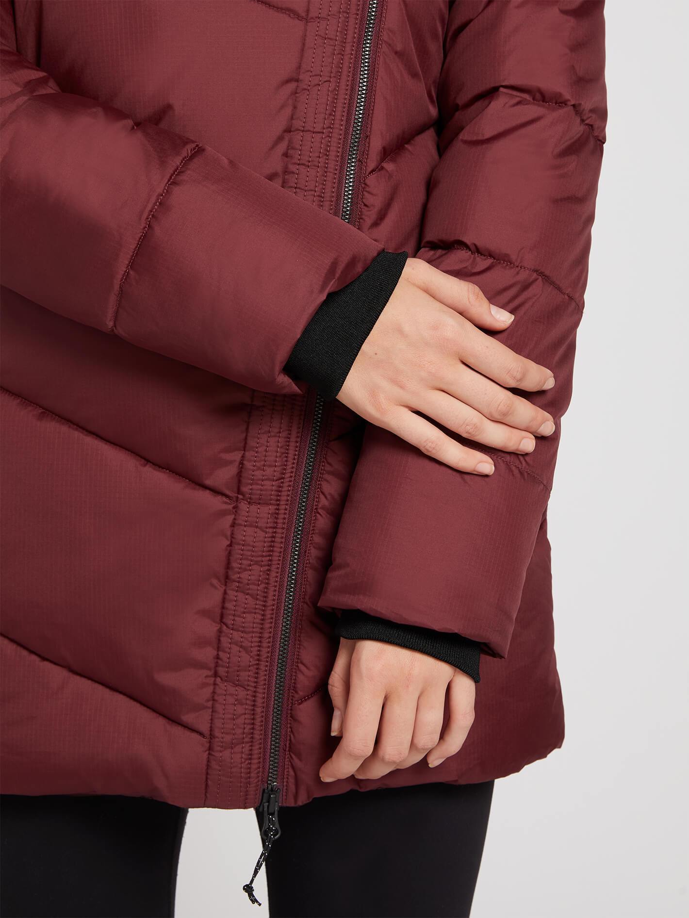 Veste De Snow Structure Puff - SCARLET