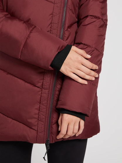 Veste De Snow Structure Puff - SCARLET