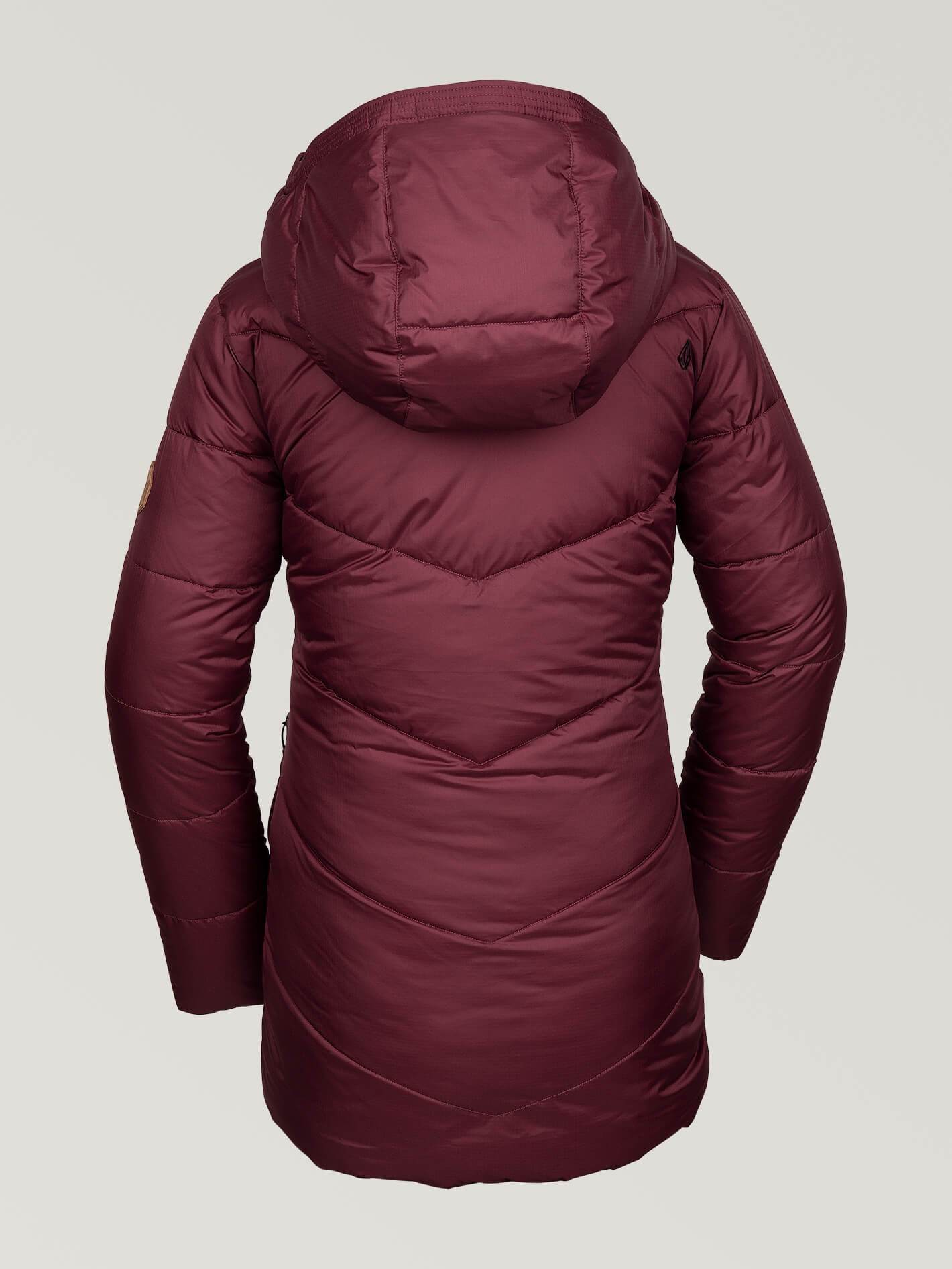 Veste De Snow Structure Puff - SCARLET