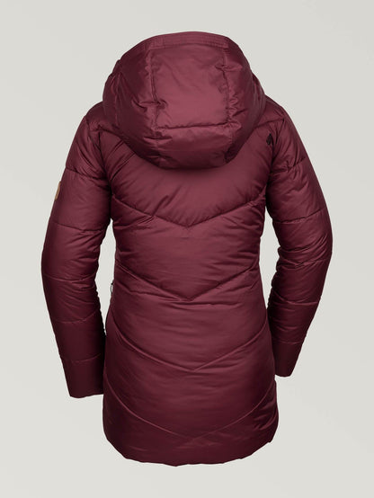 Veste De Snow Structure Puff - SCARLET