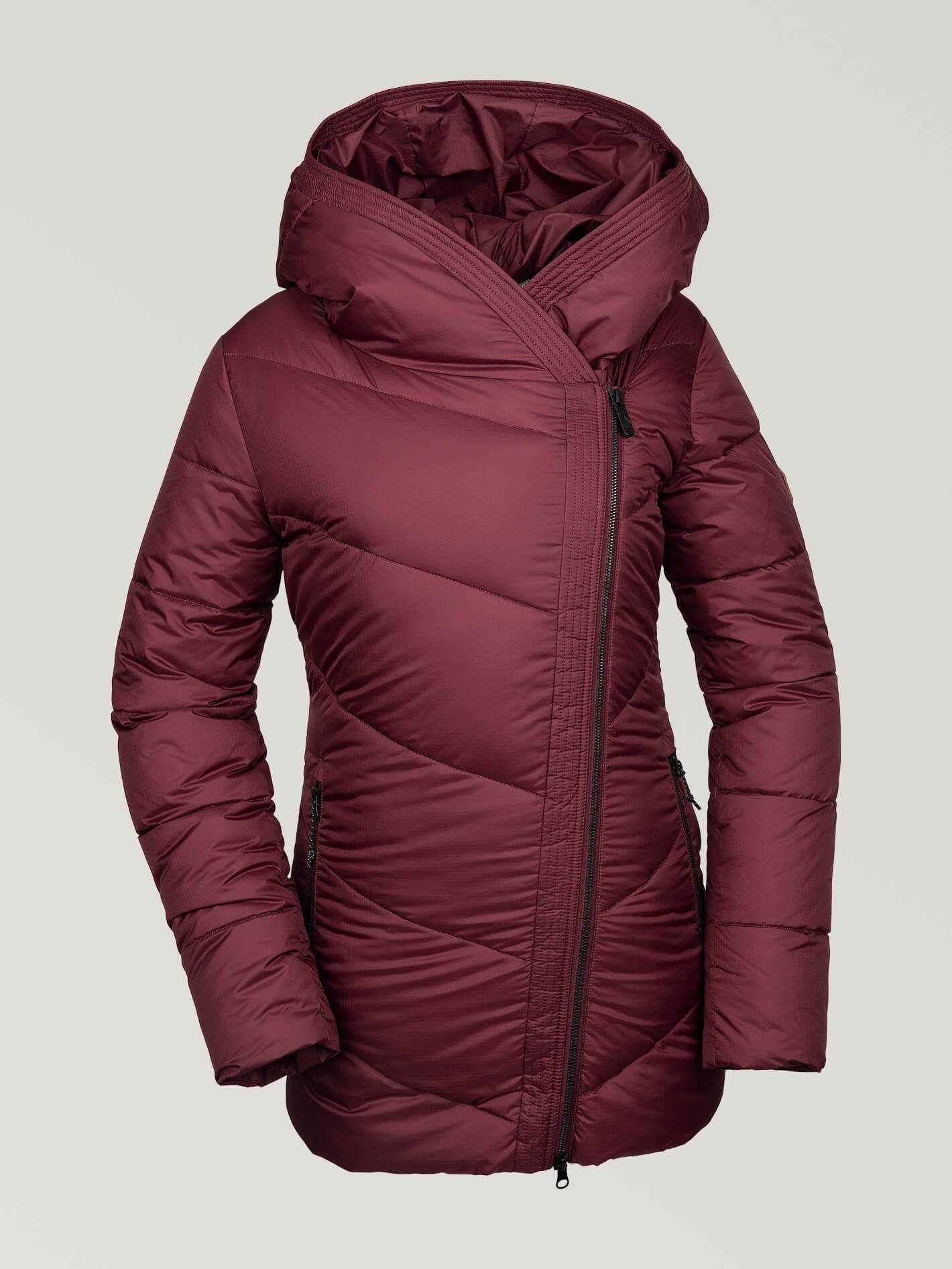 Veste De Snow Structure Puff - SCARLET