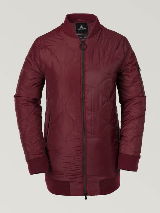 Veste Bomber Longline - SCARLET