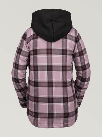 Veste De Snow Flanelle À Capuche - PURPLE HAZE