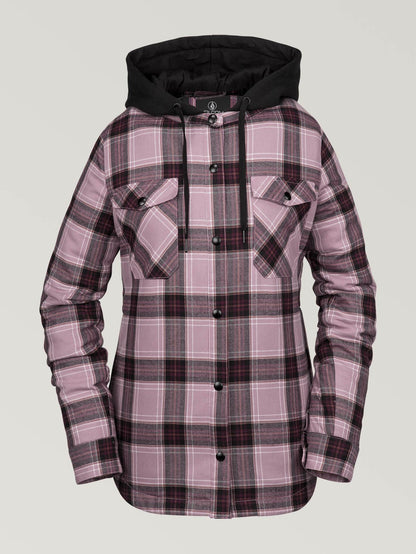 Veste De Snow Flanelle À Capuche - PURPLE HAZE