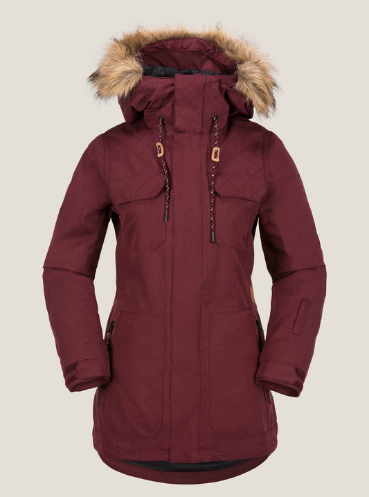 Shadow Ins Jacke - Schwarz Rot