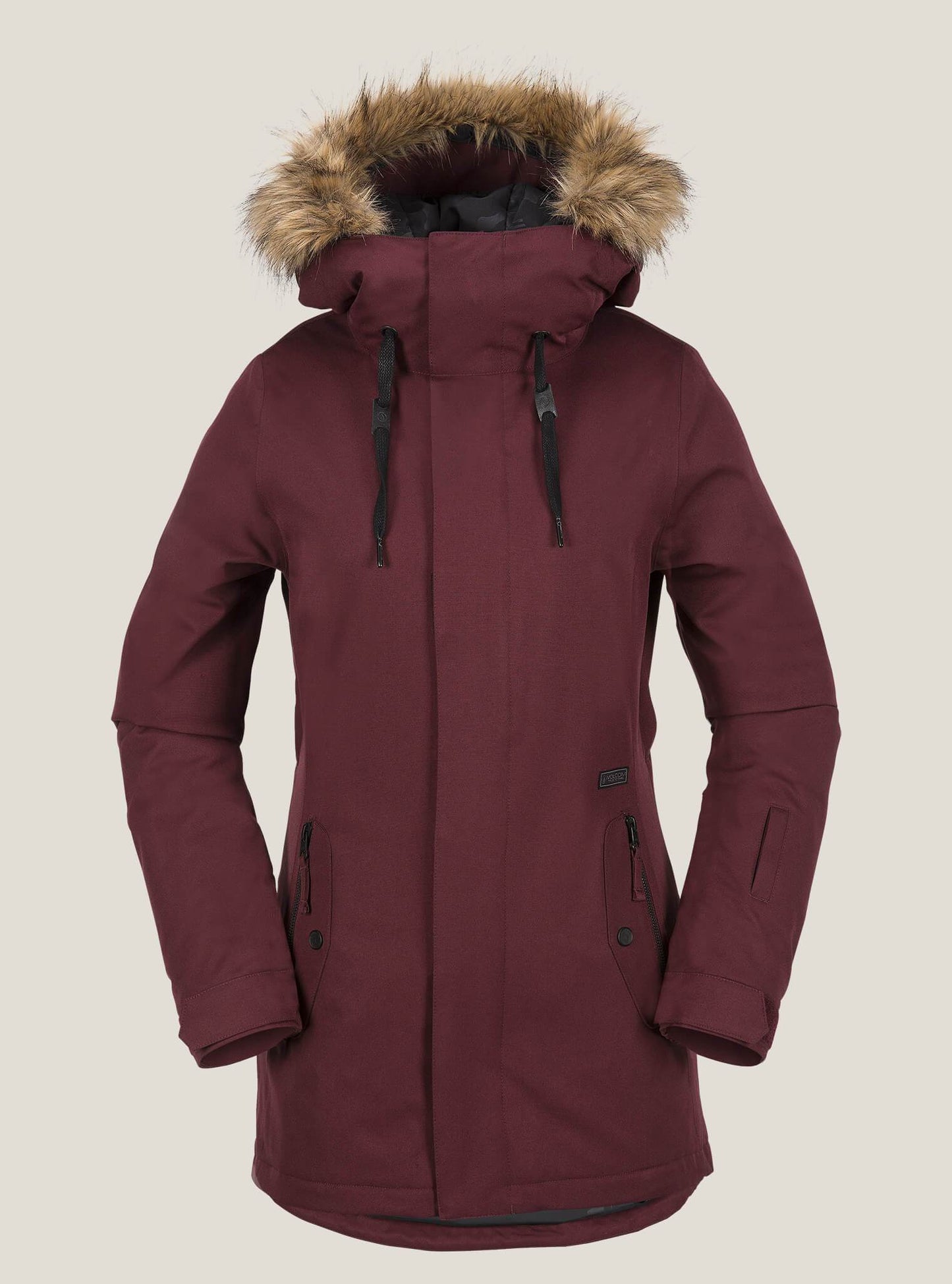 Mission Ins Jacket - Black Red