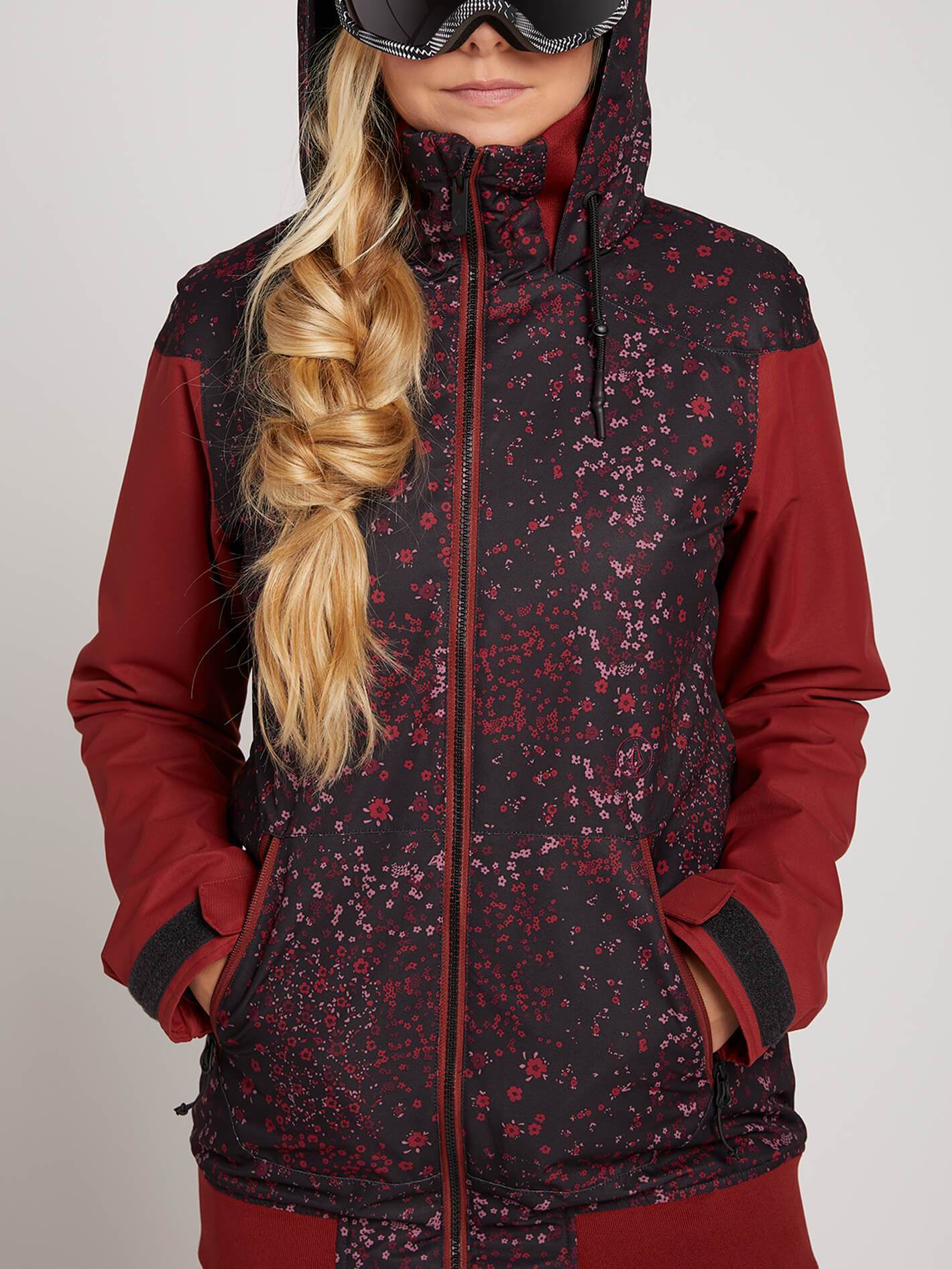 Veste de snow Meadow Ins  - Black Floral Print
