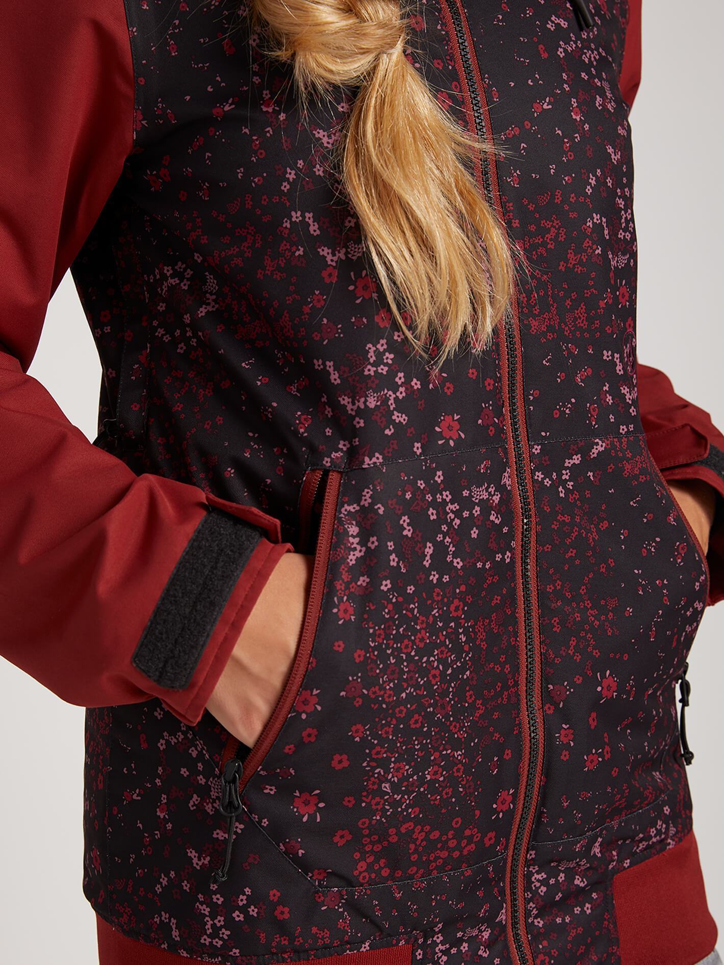 Veste de snow Meadow Ins  - Black Floral Print
