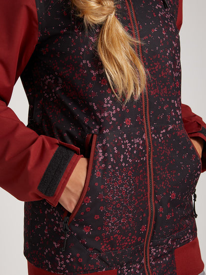 Veste de snow Meadow Ins  - Black Floral Print
