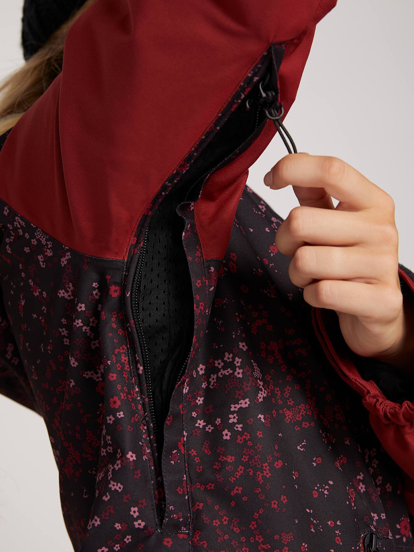 Veste de snow Meadow Ins  - Black Floral Print