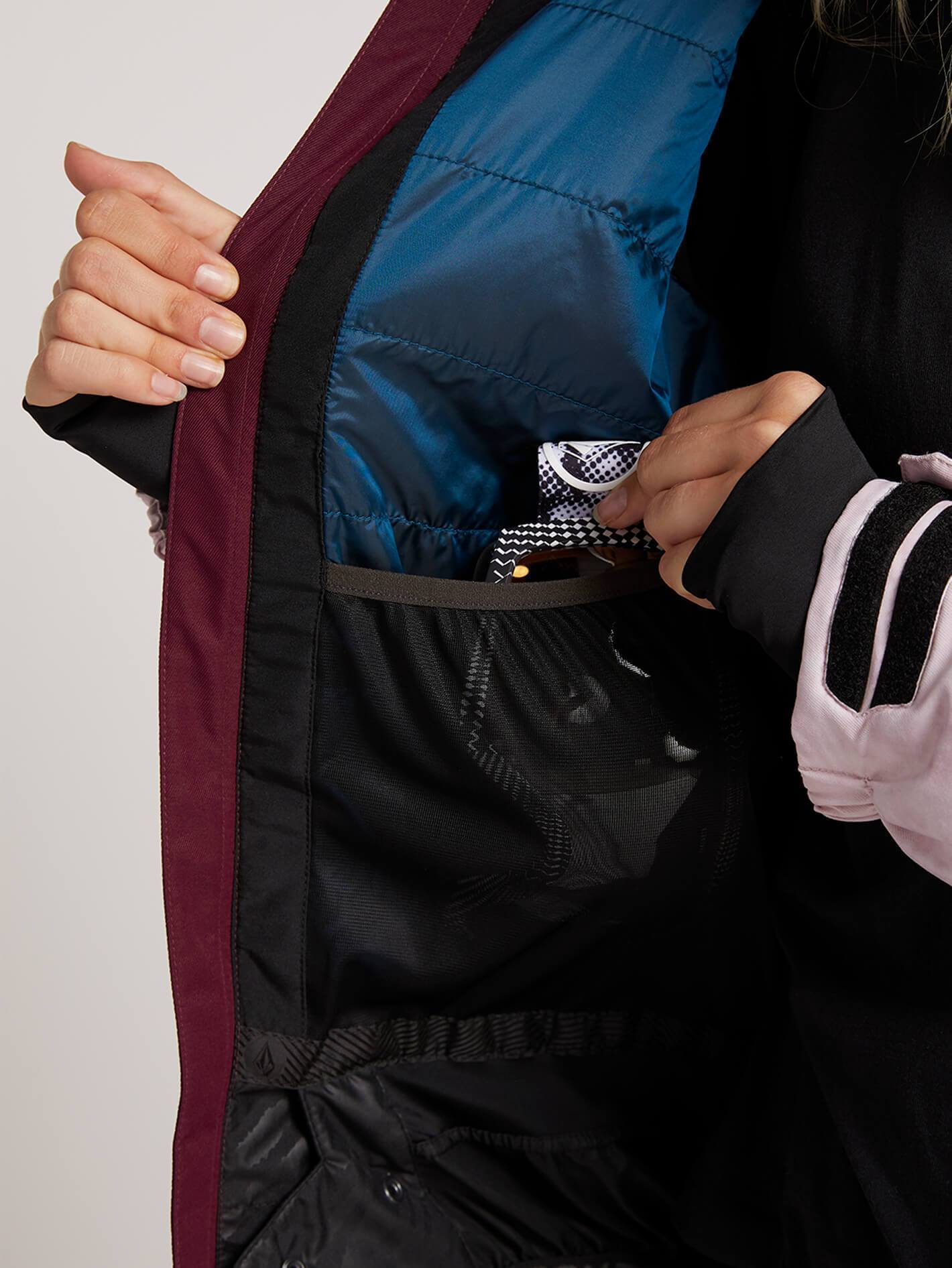 Veste de snow Pine 2L TDS  - Merlot