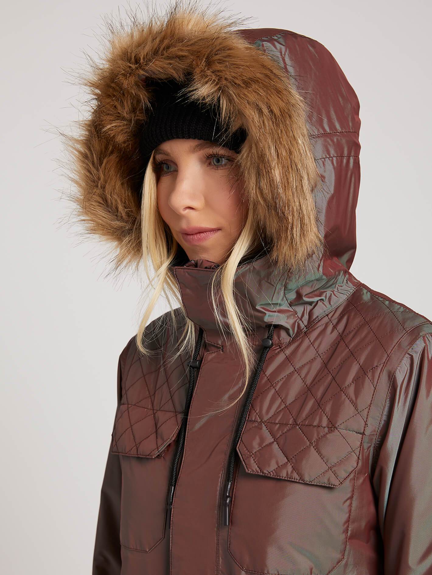 Shadow Ins Snow Jacket - Iridescent Magenta
