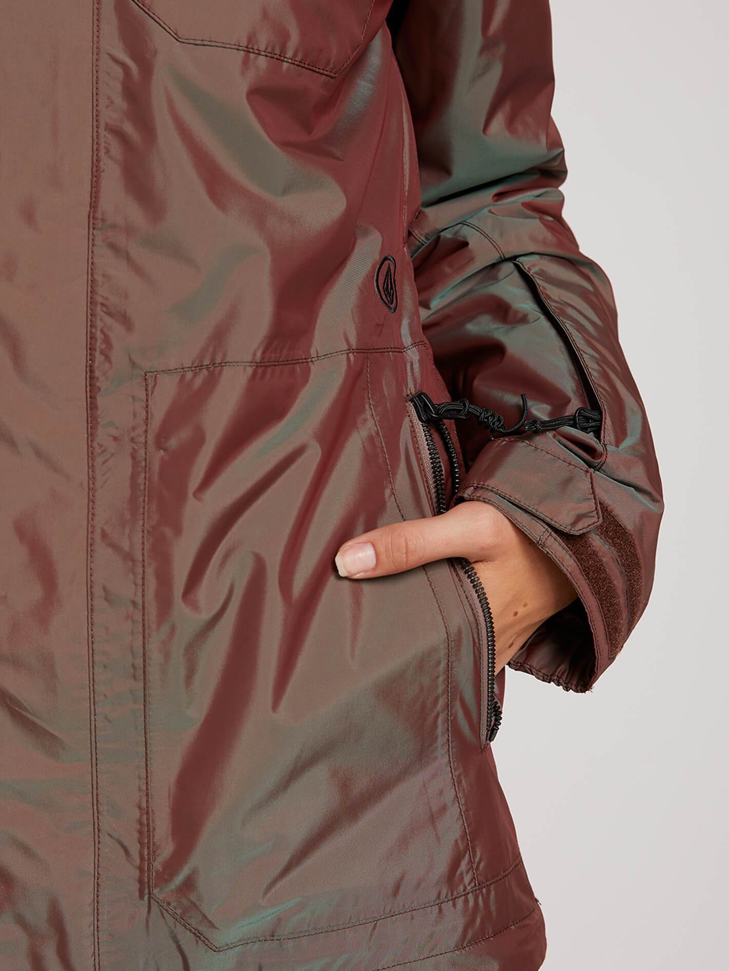 Shadow Ins Snow Jacket - Iridescent Magenta