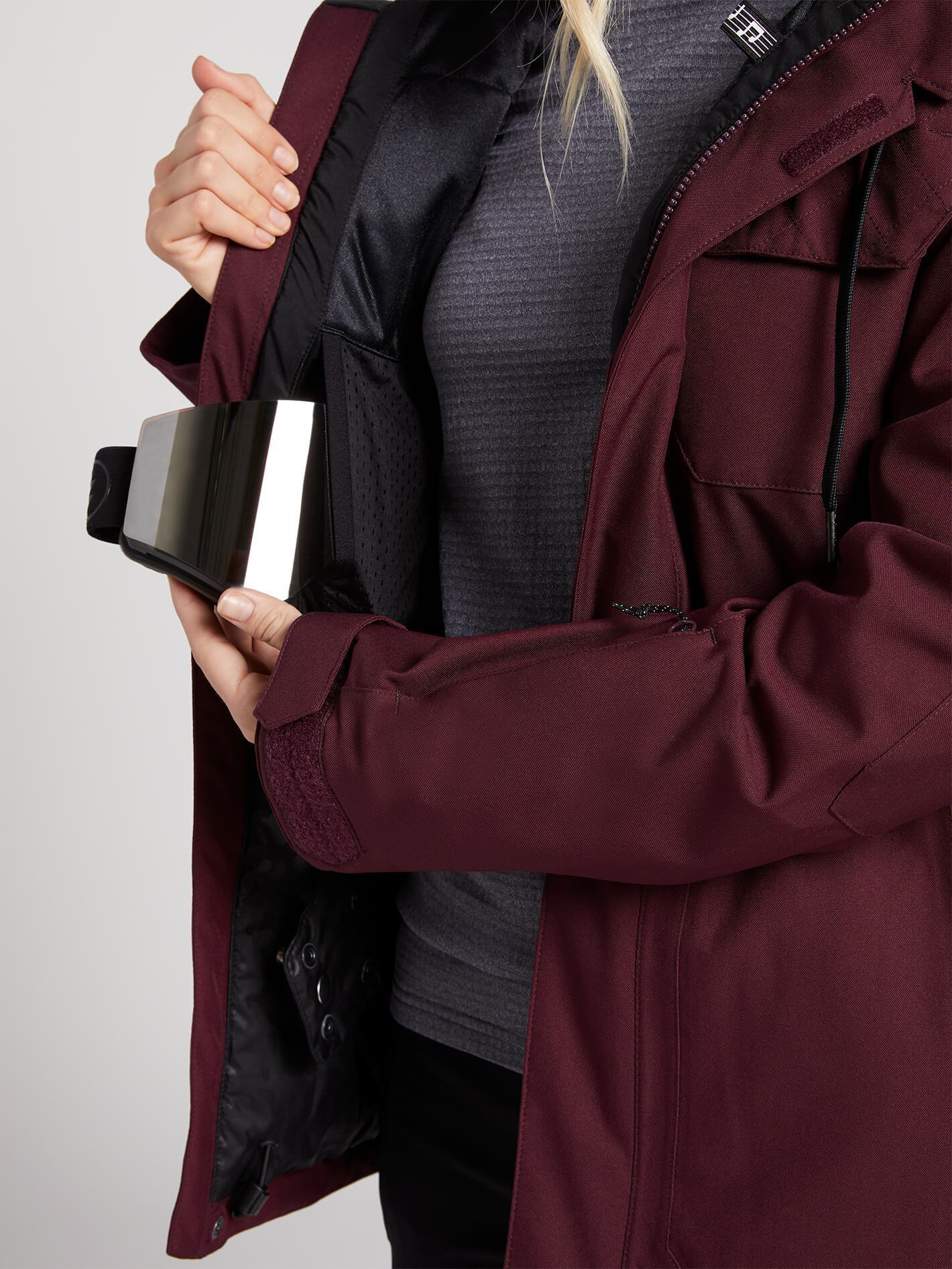 Shadow Isolierte Schneejacke - MERLOT