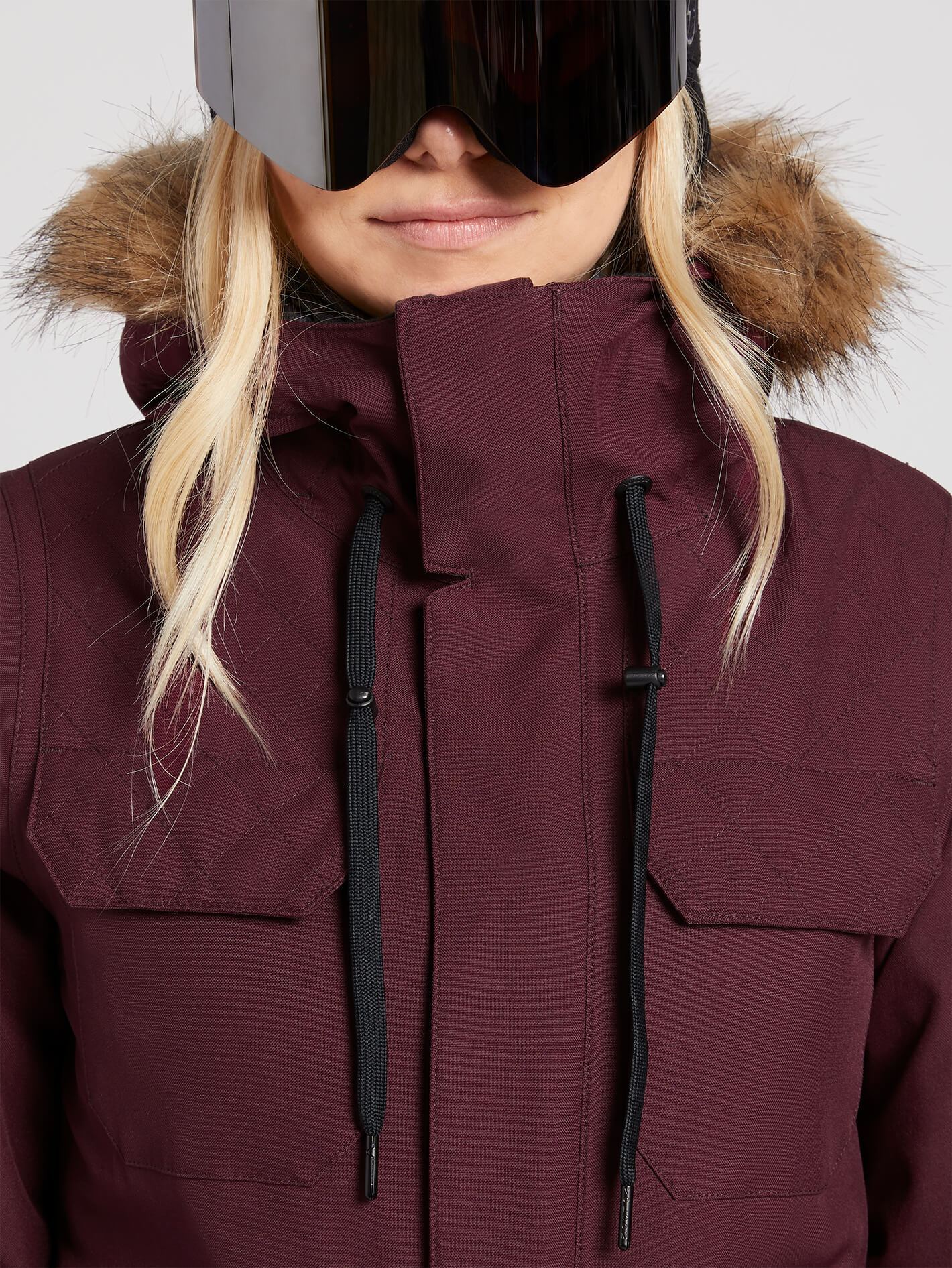 Shadow Isolierte Schneejacke - MERLOT