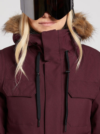 Shadow Isolierte Schneejacke - MERLOT