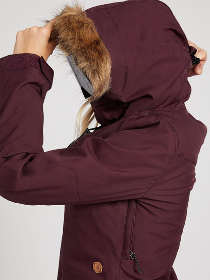 Shadow Isolierte Schneejacke - MERLOT
