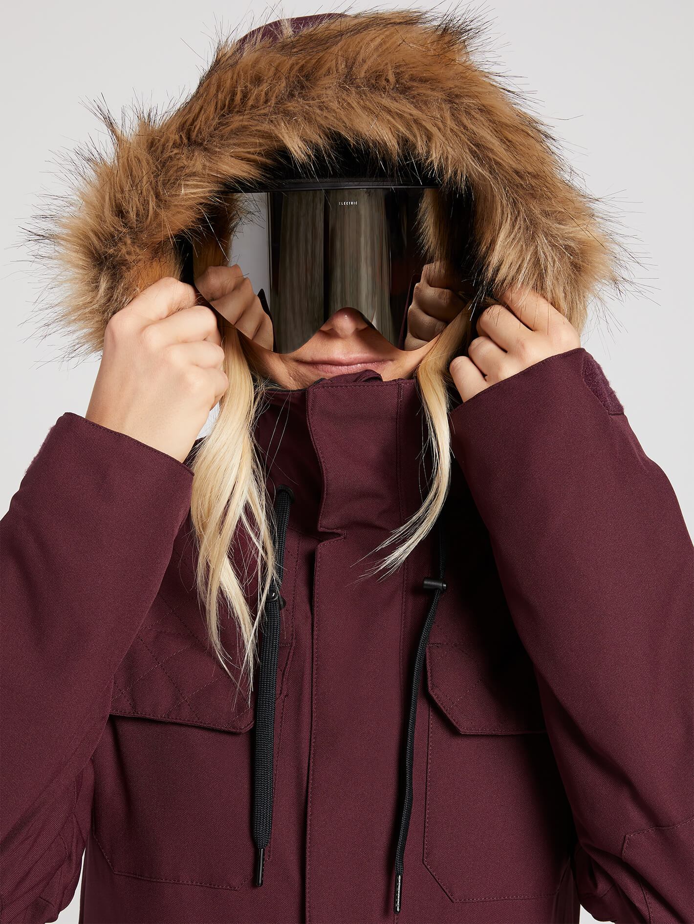 Shadow Isolierte Schneejacke - MERLOT