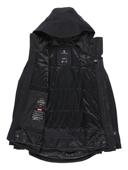 3D Stretch Gore-Tex Schneejacke – SCHWARZ
