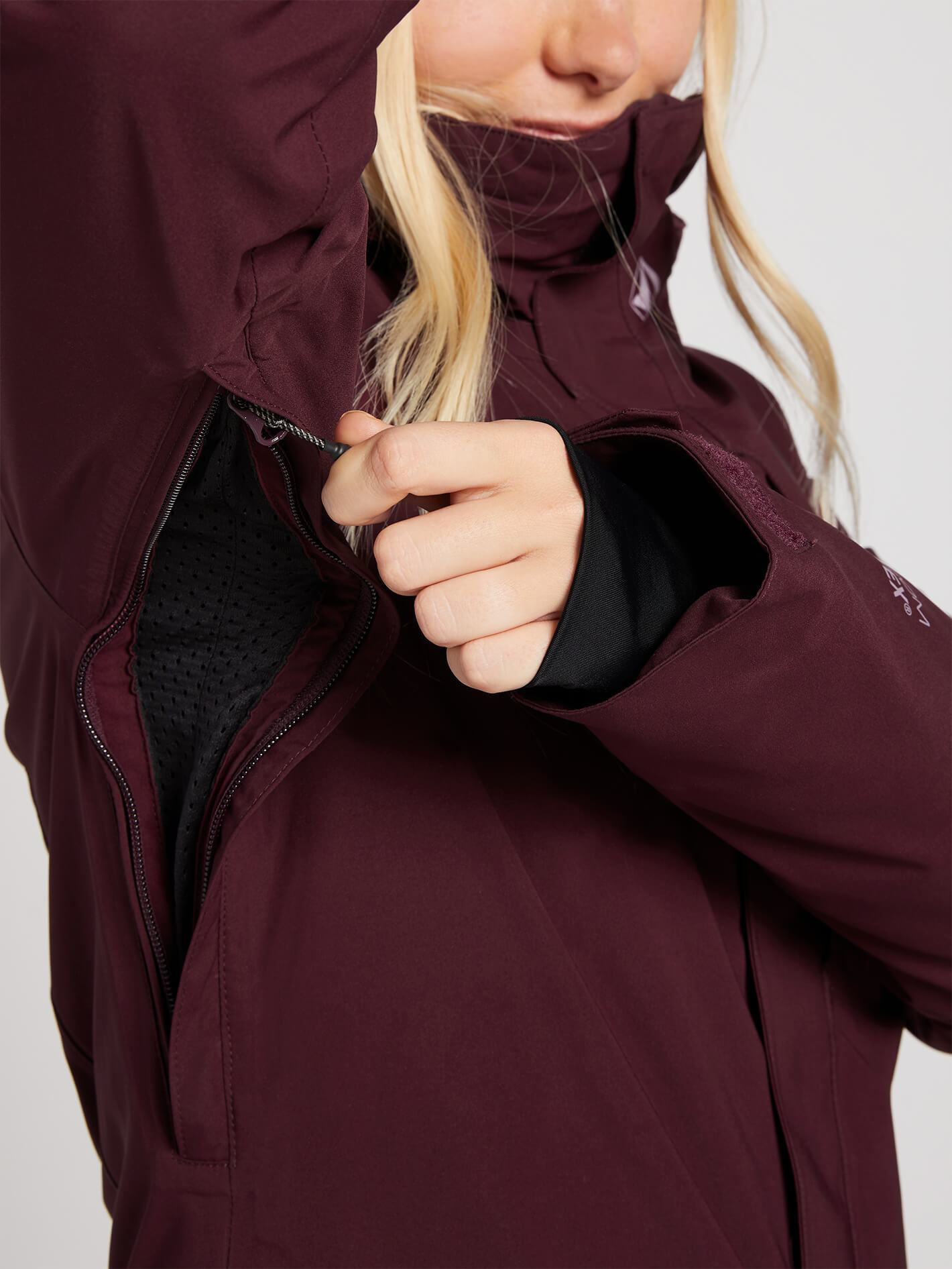 3D Stretch Gore-Tex Schneejacke – SCHWARZ