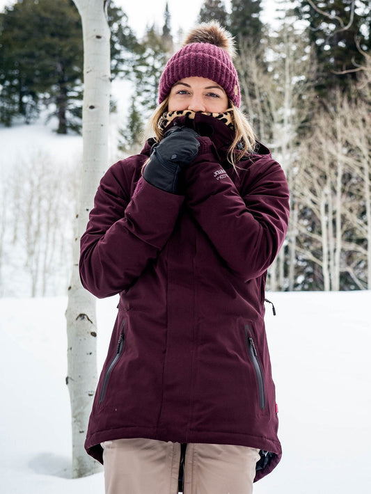 3D Stretch Gore-Tex Schneejacke - MERLOT
