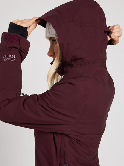 3D Stretch Gore-Tex Snow Jacket - MERLOT