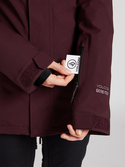 3D Stretch Gore-Tex Snow Jacket - MERLOT