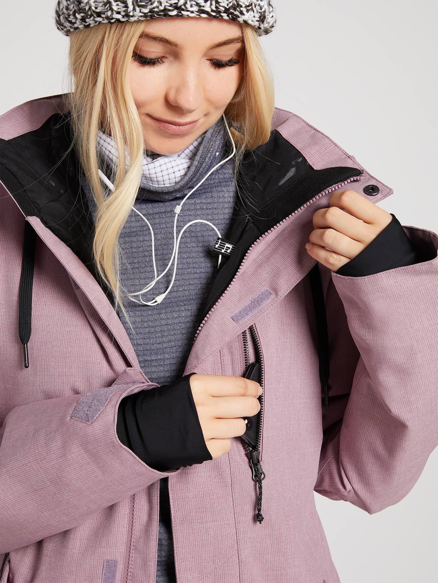 Shrine Insulated Snow Jacket - BLACK