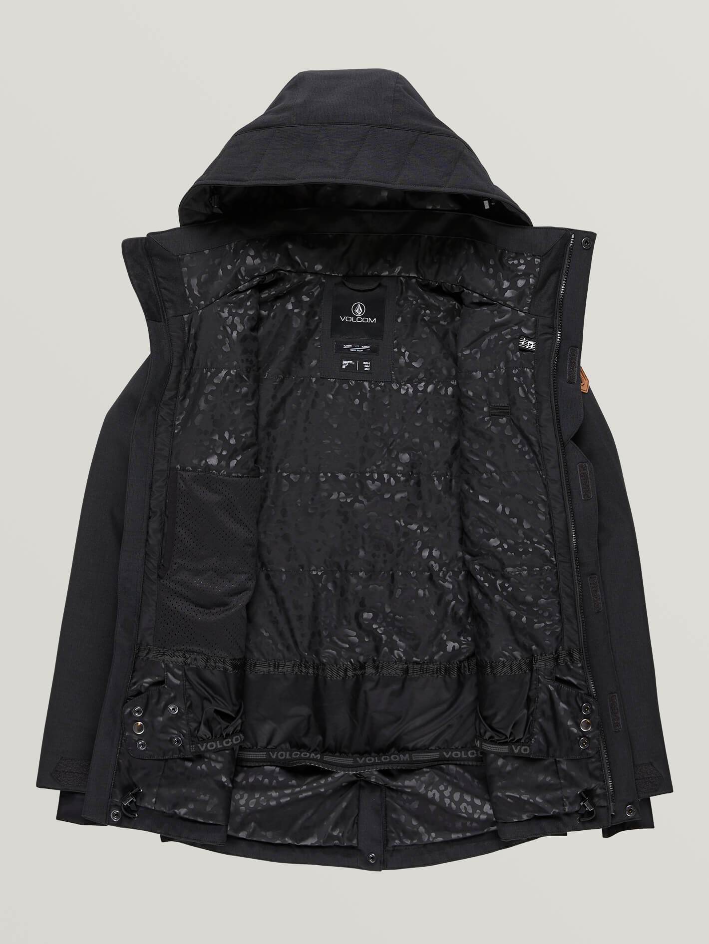 Shrine Insulated Snow Jacket - BLACK