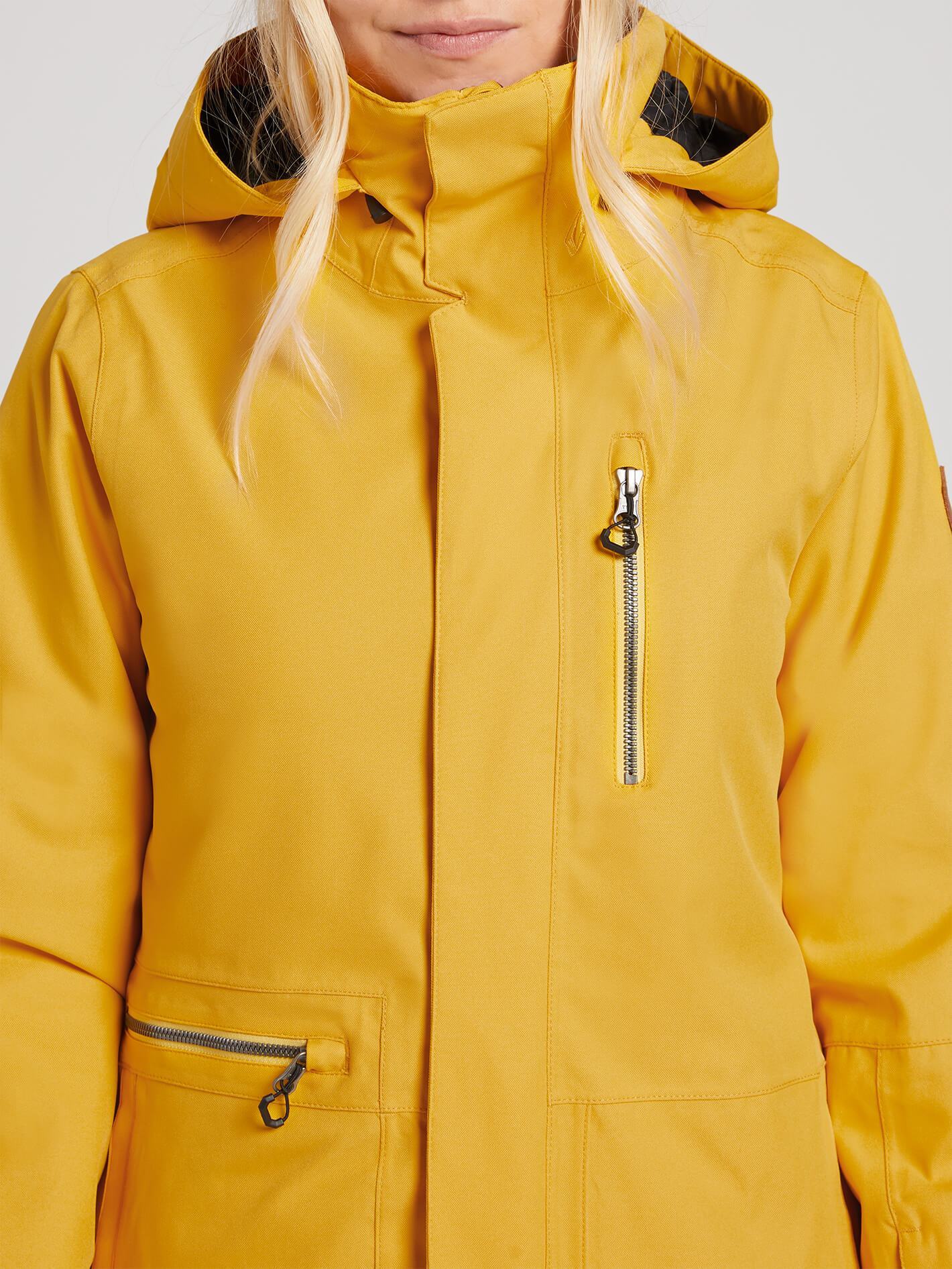 3D Shelter Stretch-Schneejacke – GELB